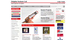 Desktop Screenshot of dolphinsealants.co.uk